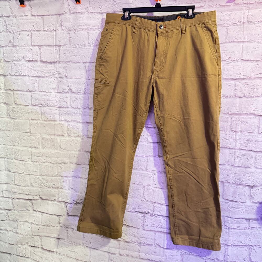 WEATHERPROOF Khaki Pants Sz 36x30 work wear industrial pockets